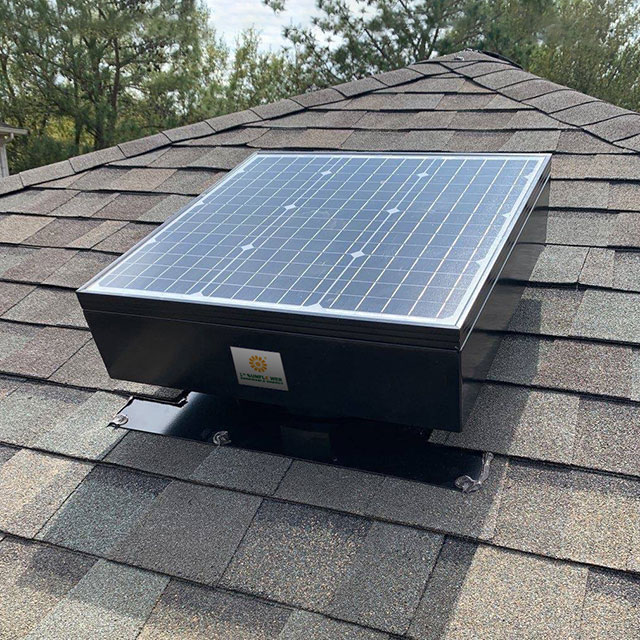 Évent de toit solaire pour maison résidentielle