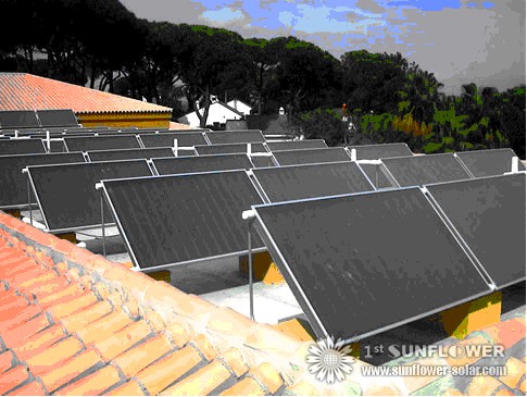 Capteurs solaires plats pour projets