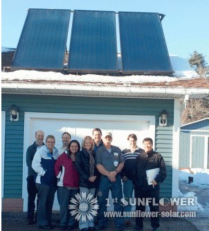 Syst&egrave;me de chauffage solaire