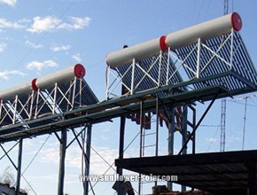 Chauffe-eau solaire &agrave; caloduc