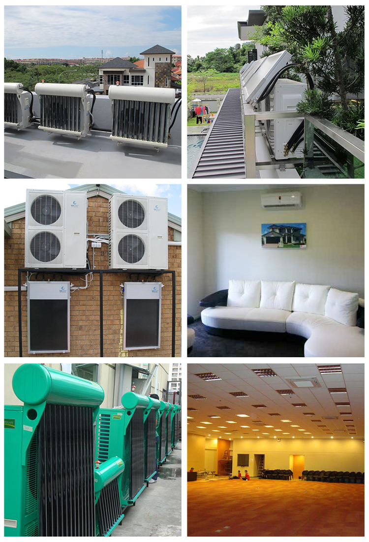 Climatiseur solaire thermique hybride mural-p6-2